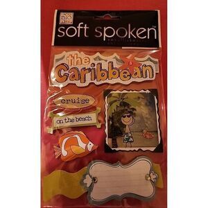 Me & My Big IDEAS Soft Spoken The‎ CARIBBEAN BEACH Stickers Travel Scrapbook